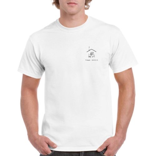 White Cat Logo T Shirt