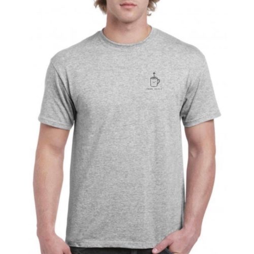 Grey Mug Logo T Shirt